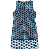 Nine West Blue Circle Print Dress