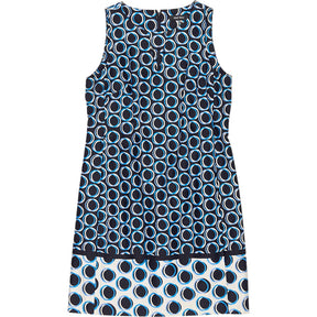 Nine West Blue Circle Print Dress
