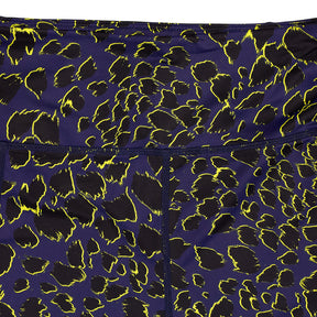 Hush Blue Yellow Aero Printed Active Leggings