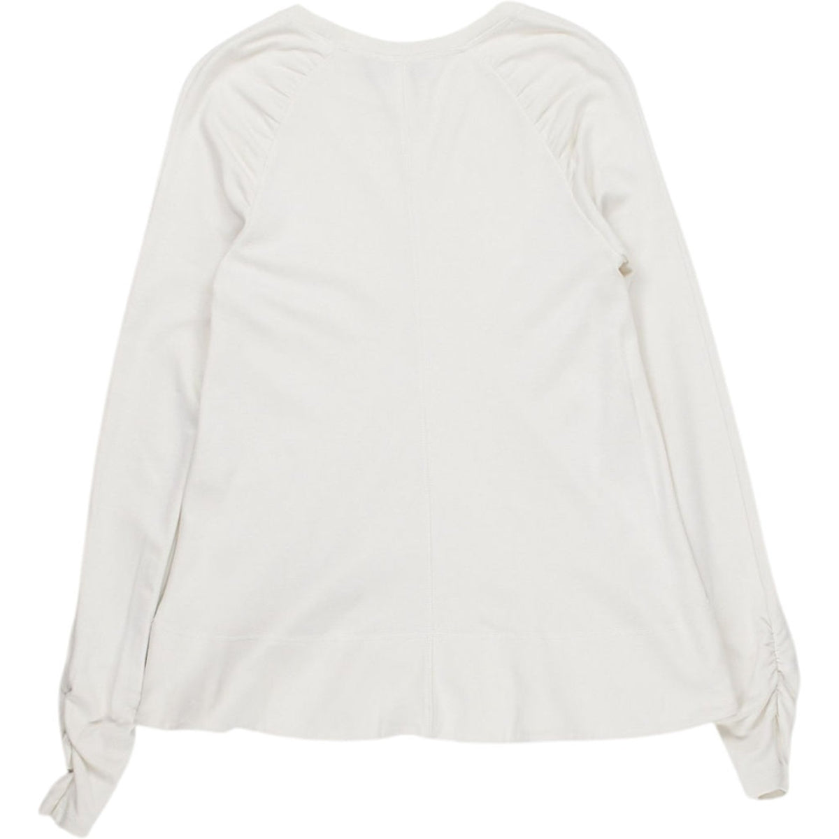 ME+EM Cream Long Sleeve Top