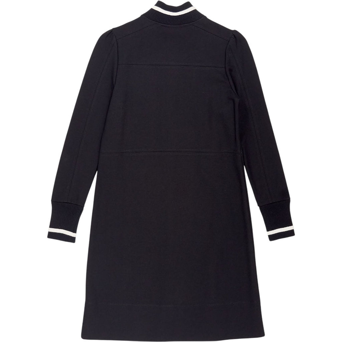 ME+EM Black Zip Midi Dress