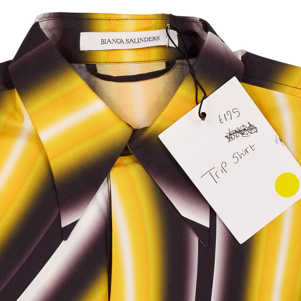 Bianca Saunders Yellow Stripe Trip Shirt