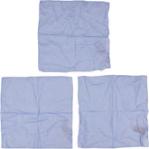 Anderson & Sheppard Sky/White Cotton Pocket Square