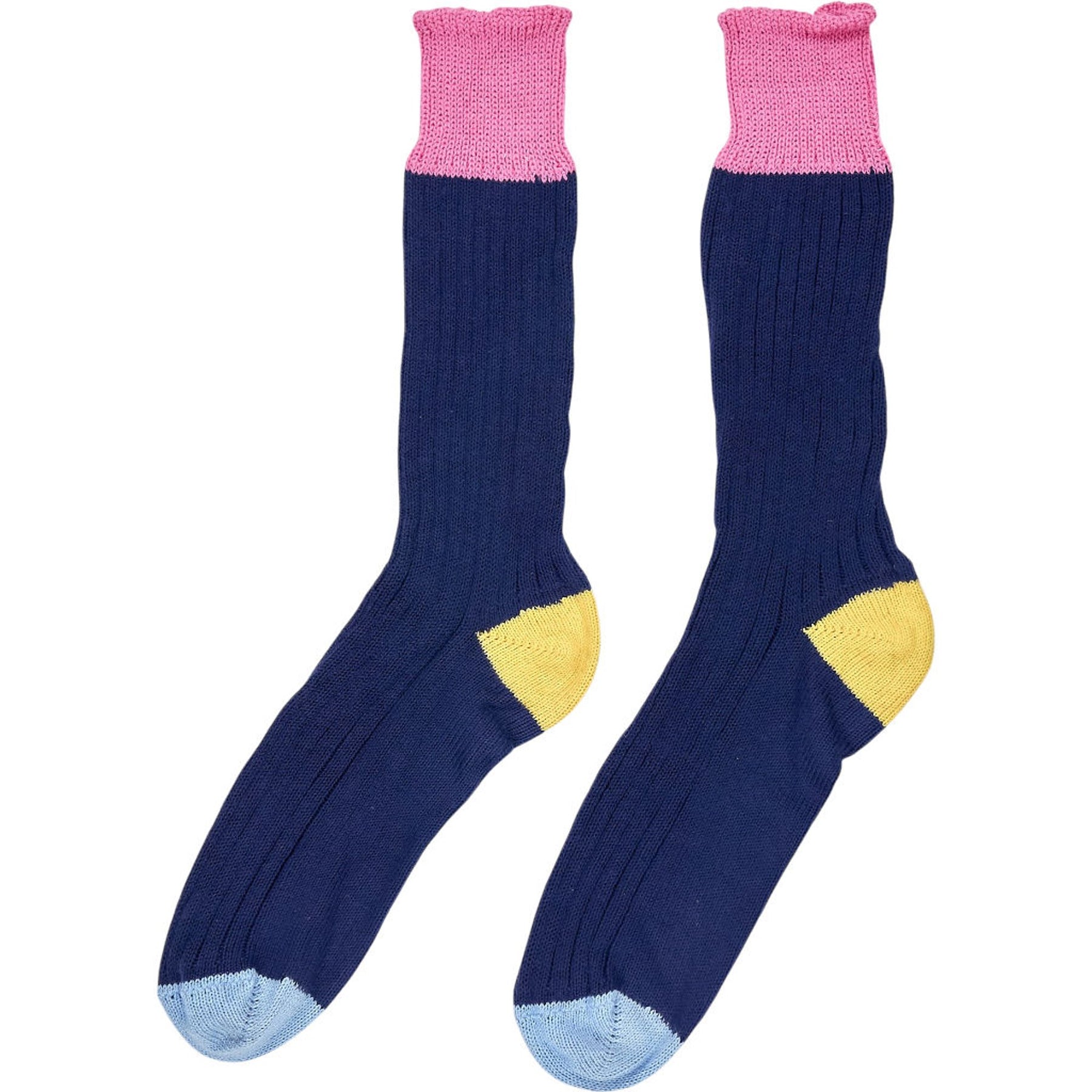 Drakes Multicolour Cotton Socks