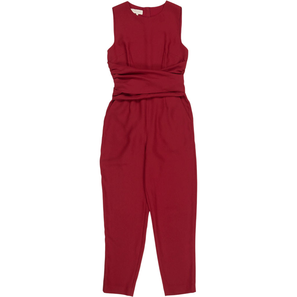 Hobbs Red Sleeveless Jumpsuit