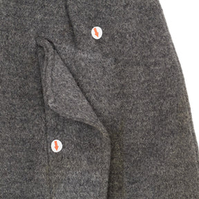 Diane von Furstenberg Grey Wool Blend Coat