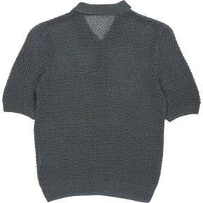 Hush Sage Green Mesh Knitted Top