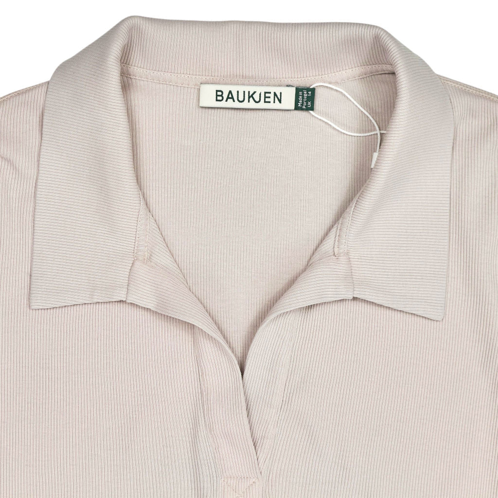 Baukjen Beige Pink Collared Shirt