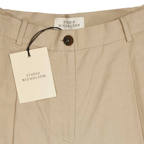 Studio Nicholson Dark Stone Double Pleat Trousers