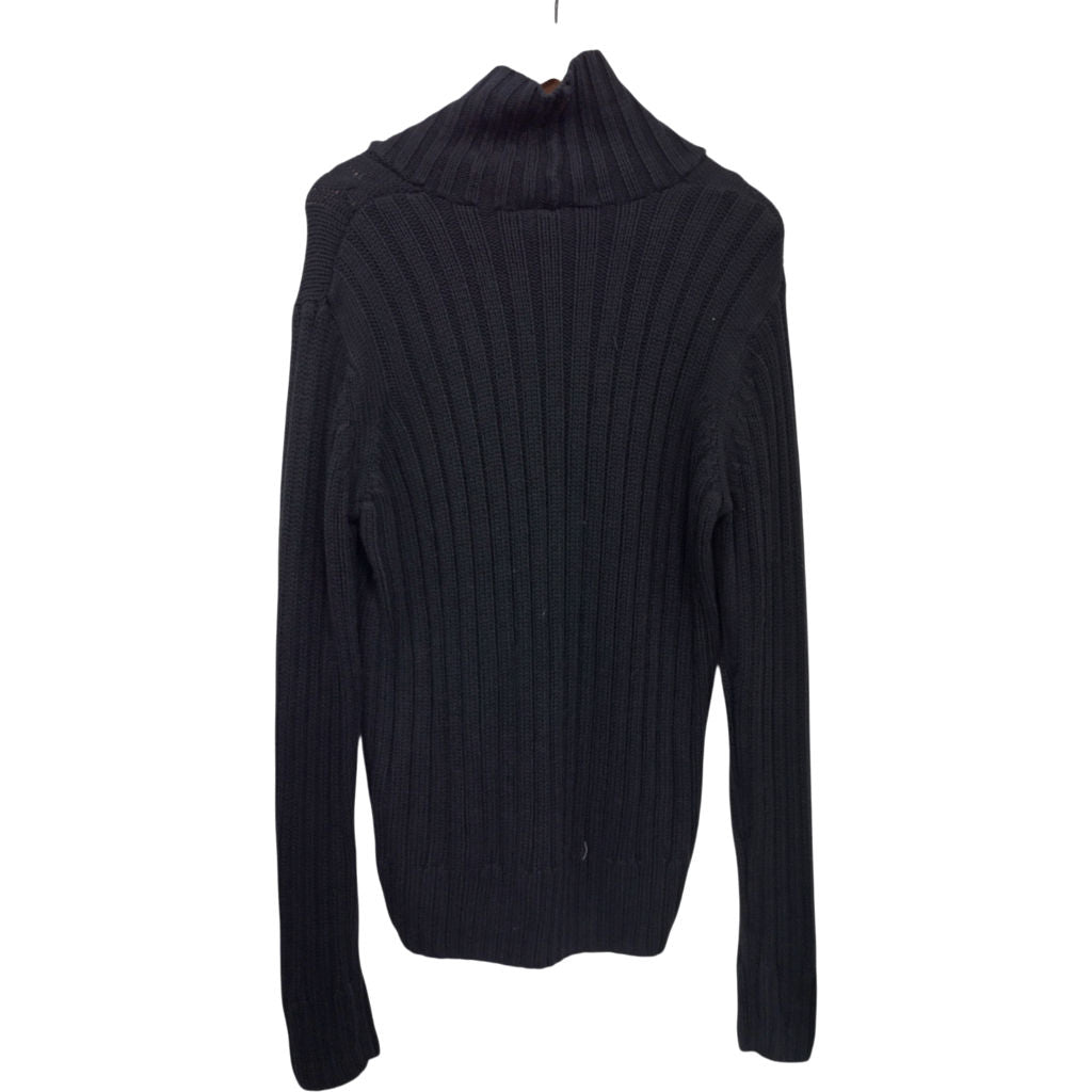 Lee Cooper Navy Blue Cable Knit Jumper