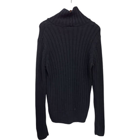 Lee Cooper Navy Blue Cable Knit Jumper