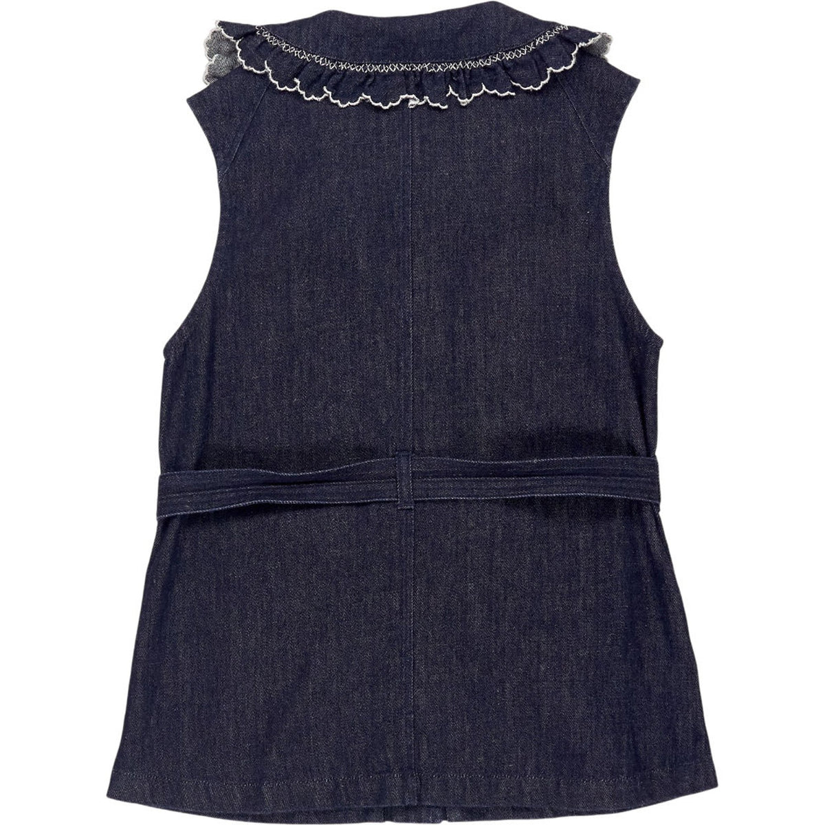 seventy + mochi Blue Denim Sleeveless Top