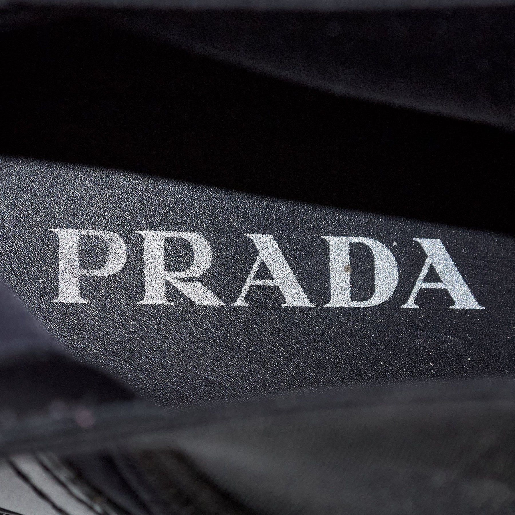 Prada Black Leather Ankle Boots