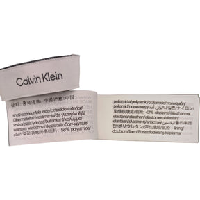 Calvin Klein Black One Shoulder Swimsuit
