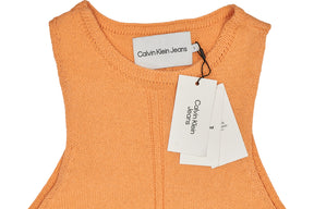 Calvin Klein Jeans Orange Knitted Tank Dress