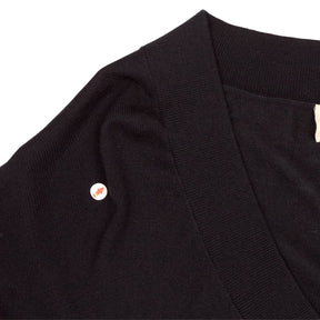 Hush Black Bonnie Relaxed V Jumper