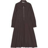 Baukjen Dark Chocolate Mariposa Ponte Midi Dress