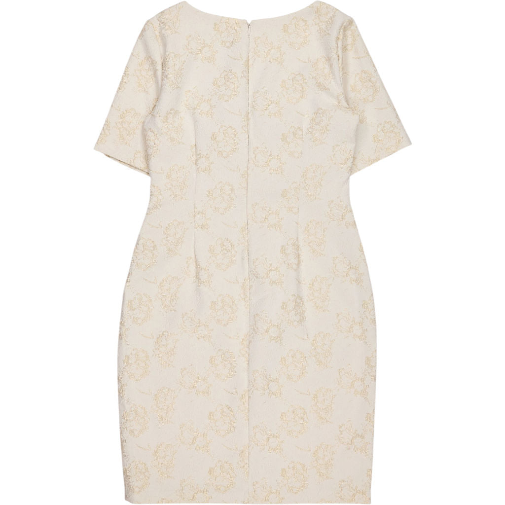 Adrianna Papell Cream Floral Dress