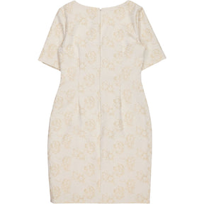 Adrianna Papell Cream Floral Dress