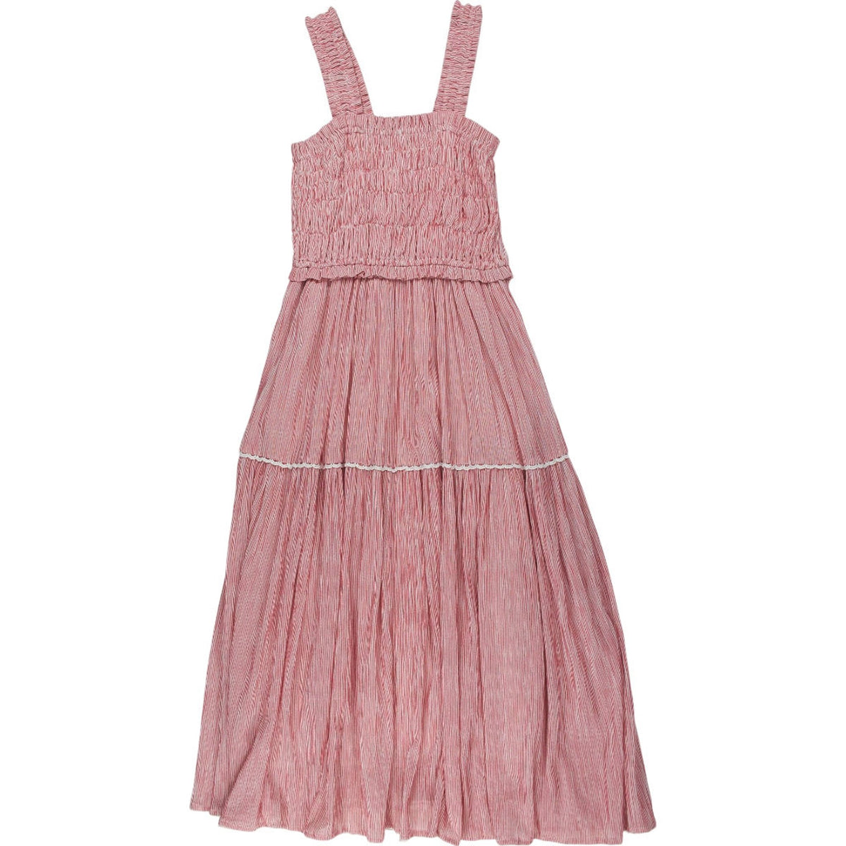 Wyse Red Strappy Ida Dress