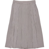 Joseph Brown Houndstooth Midi Skirt