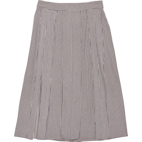 Joseph Brown Houndstooth Midi Skirt