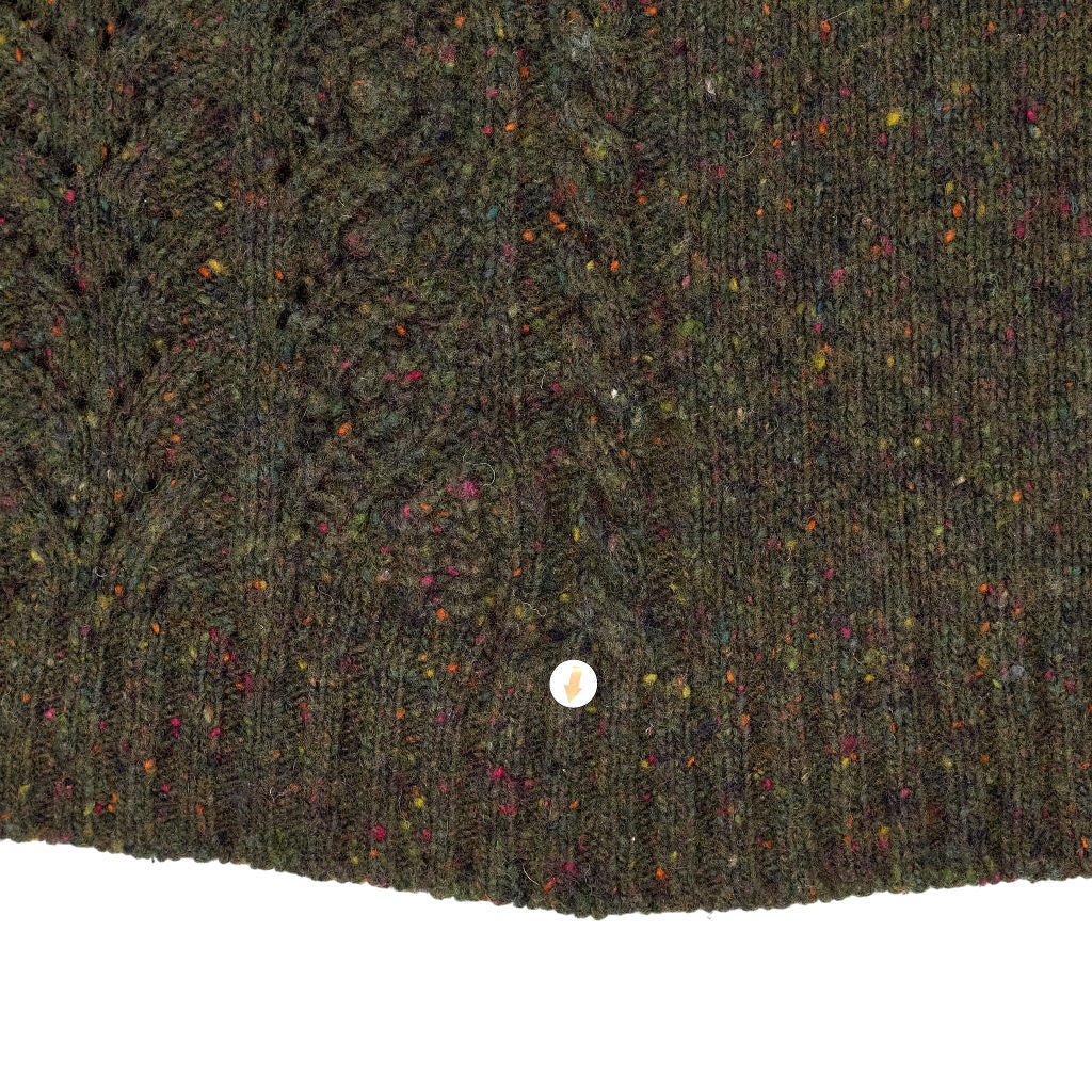 Baukjen Olive Cable Knit Jumper