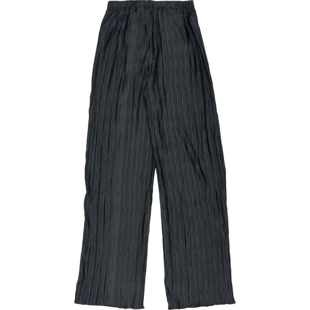 Motel Black Bian Crinkle Trousers