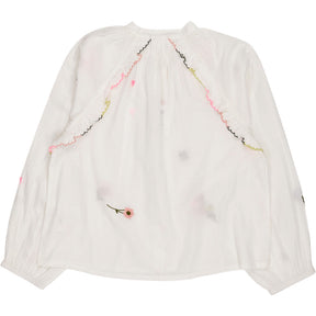 Bonte White Multi Ruffle Alice Shirt