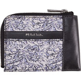 PS Paul Smith Black Patterned Zip Wallet