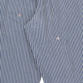 Lucy & Yak Blue Striped Trousers