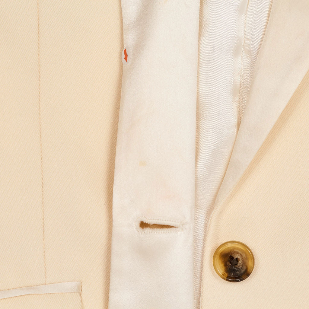 Bella Freud Cream Blazer Jacket