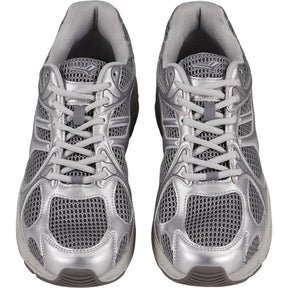Pull & Bear Silver Mesh Trainers