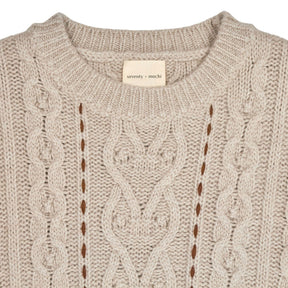 Seventy + Mochi Cream Cable Knit Jumper