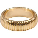 Pull & Bear Gold Coloured Textured Ring