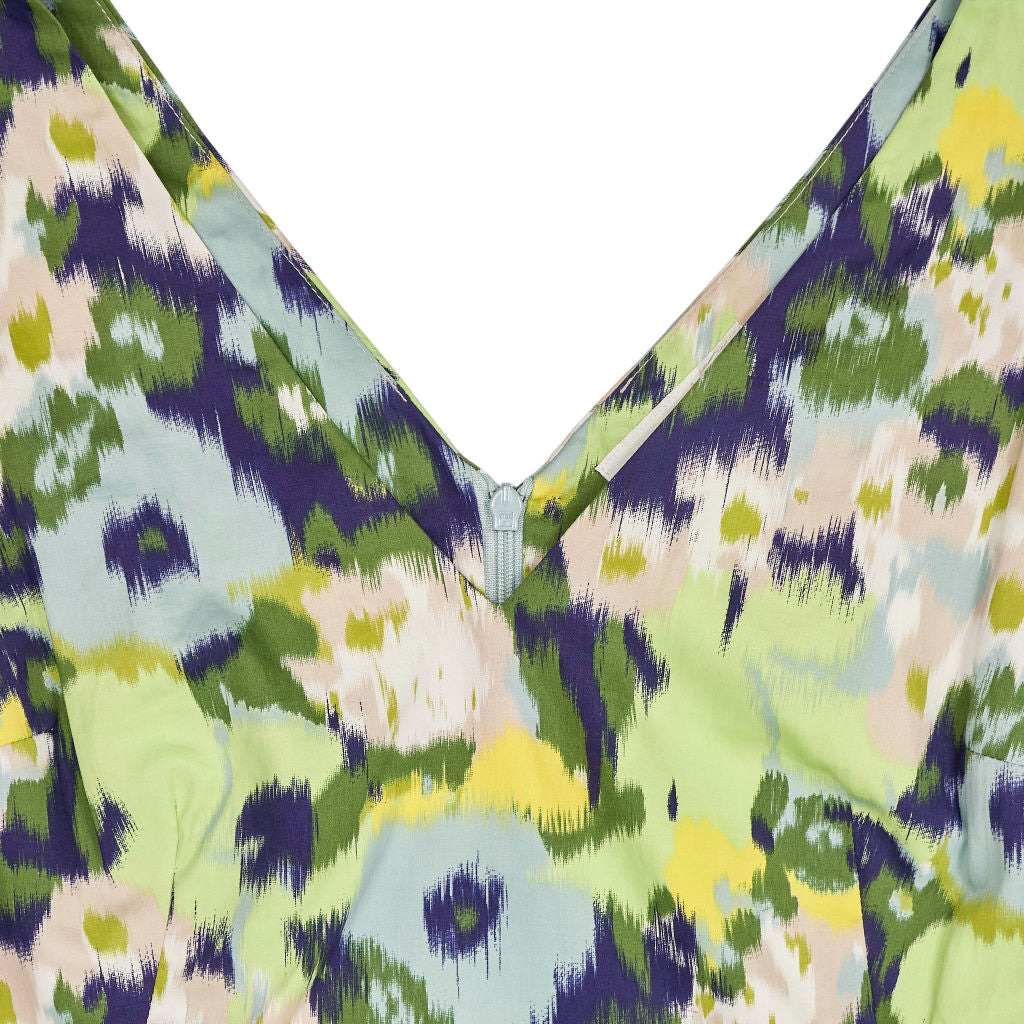 Nicole Farhi Green Multi Floral Dress