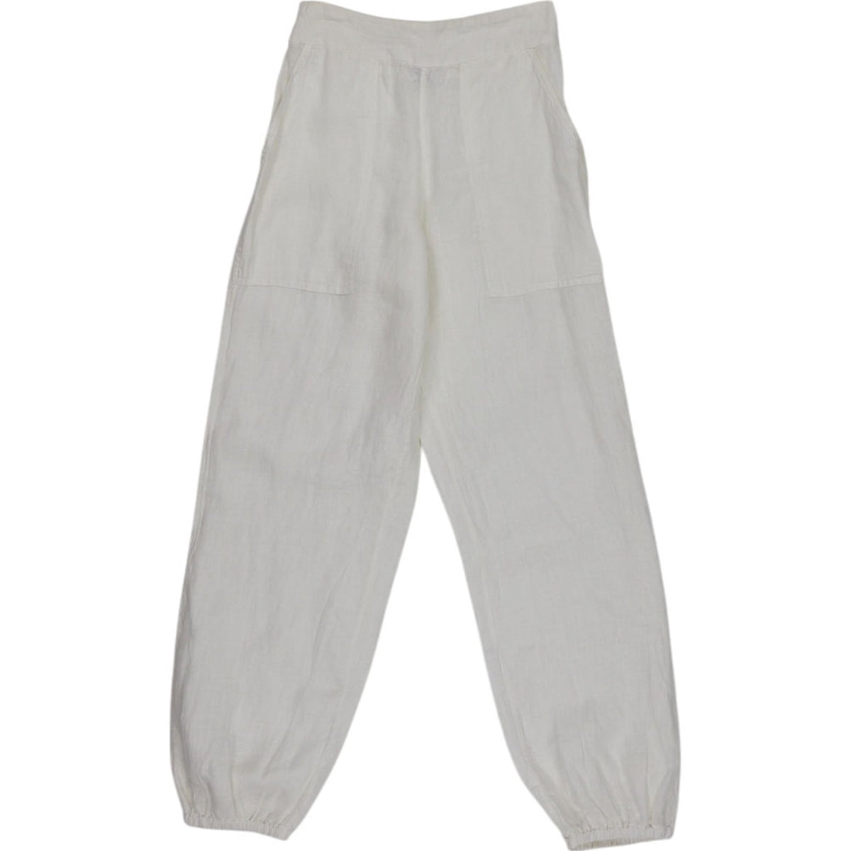 NRBY White Linen Trousers