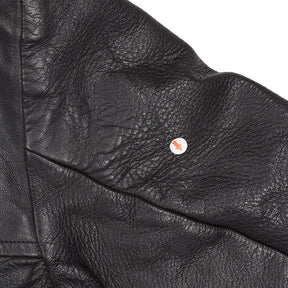 Vintage C'Arols Black Leather Biker Jacket