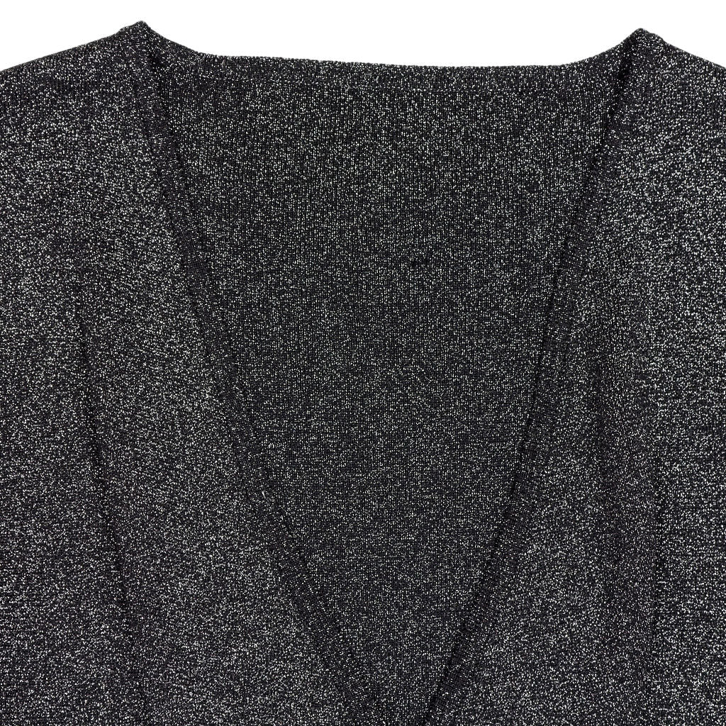 WYSE Black Metallic Caley Sparkle Dress
