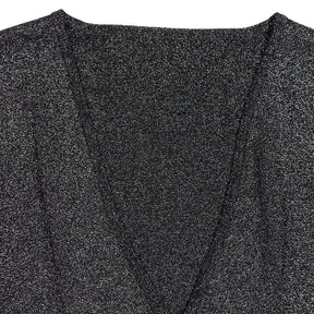 WYSE Black Metallic Caley Sparkle Dress