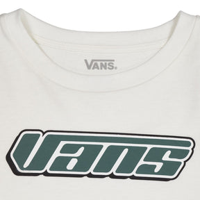 Vans White Retro V LS Relax Crop Top