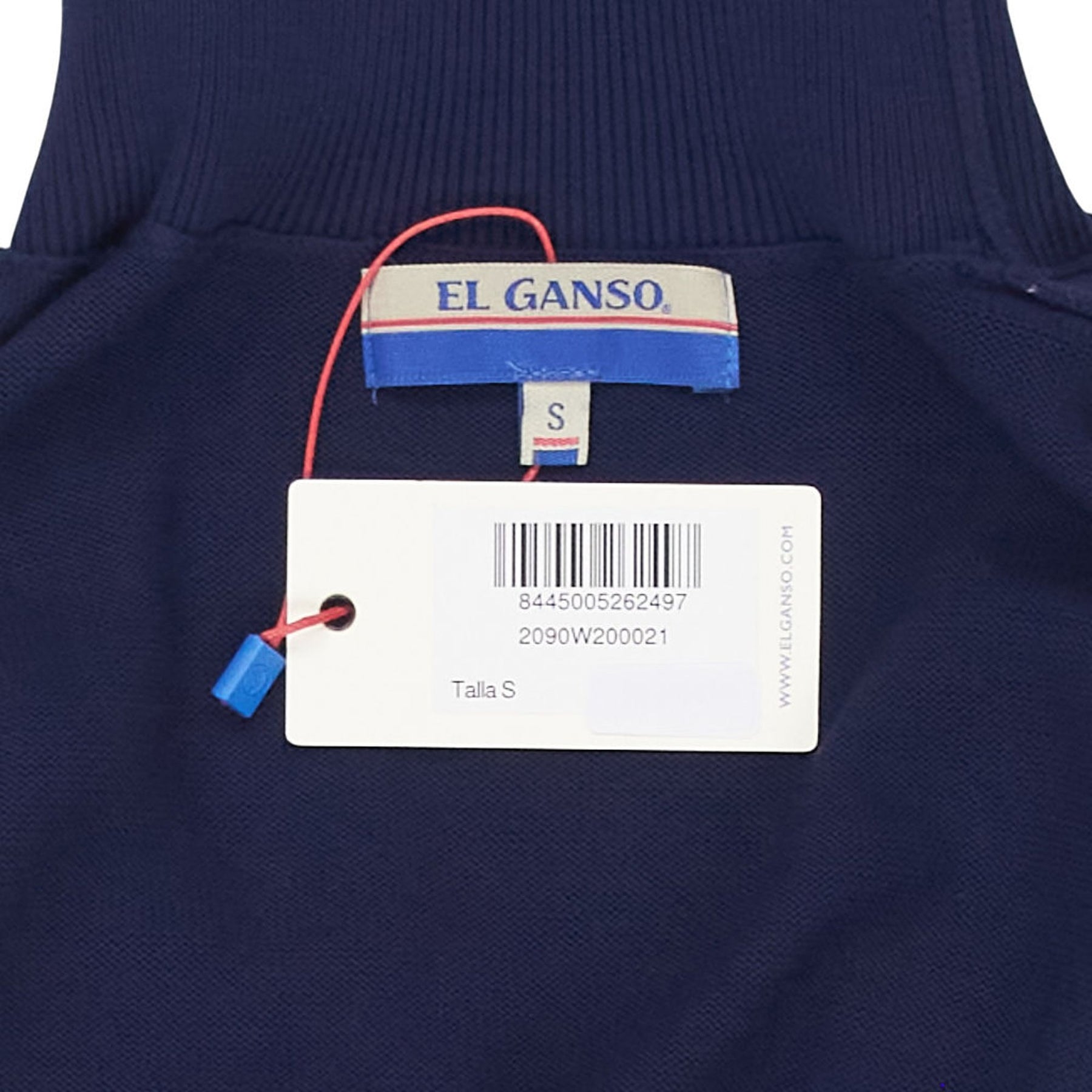 El Ganso Navy Multicolour Turtleneck Sweater