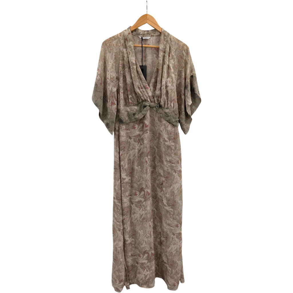 Marks & Spencer Autograph Grey Paisley Dress