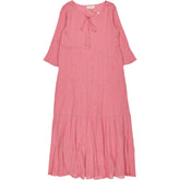 Aspiga Pink Embroidered Cotton Dress