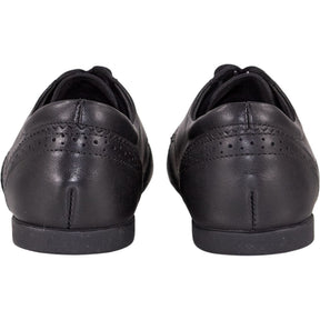 Geox Black J Plie Leather Brogues