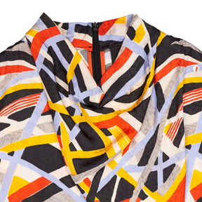 Topshop Boutique Multicolour Geometric Sleeveless Top