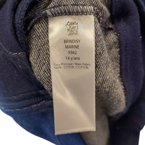 Little Karl Marc John Blue Cotton Jacket
