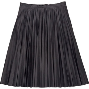 MaxMara Black Pleated Midi Skirt