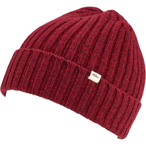 Admiral Burgundy Wool Beanie Hat