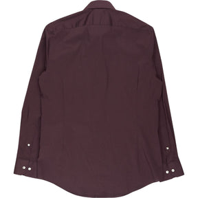 Moss Burgundy Tailored Fit Shirt